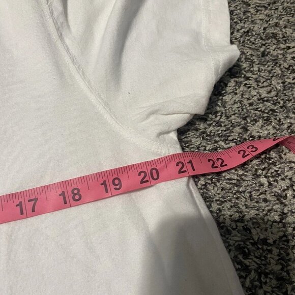 American Eagle Super Soft Standard Fit T Shirt White Short Sleeve Mens Size XL - Picture 3 of 4